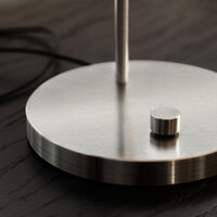 MS022 Bordlampe Rustfrit Stål
