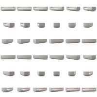 Urban 35-Setersofa Piléstoff Calm White