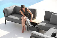 Conic 2 pers. Sofa Venstre Modul Grey AirTouch