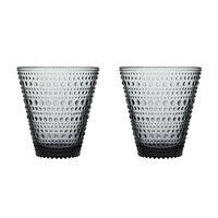 Kastehelmi Dricksglas 30 cl 2-Pack Grå