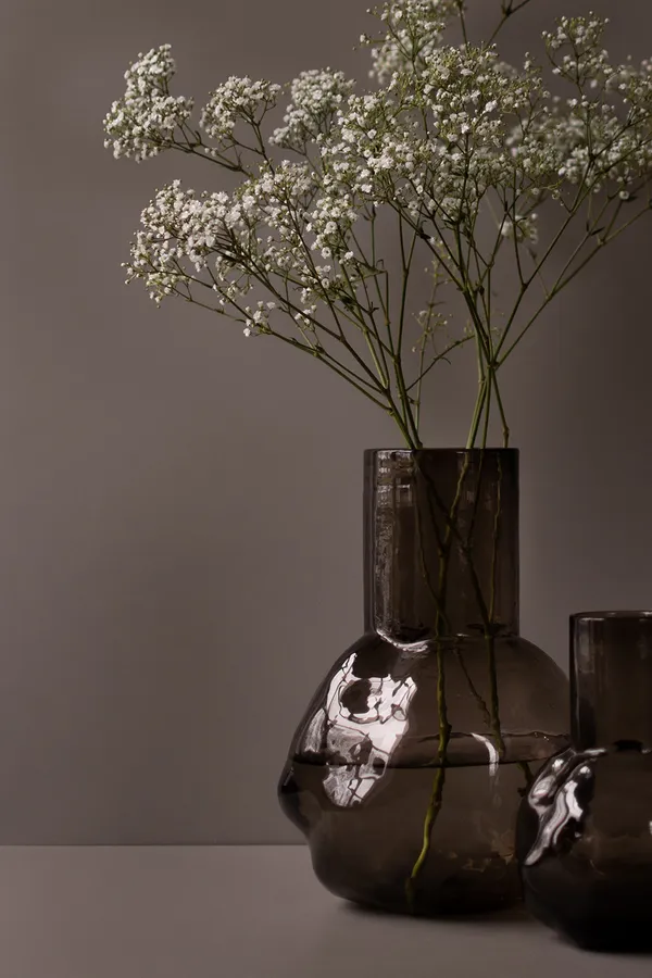 BUNCH Vase 30 cm brown