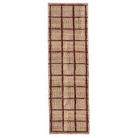 Strata Jutematta 75x240 cm Vinröd