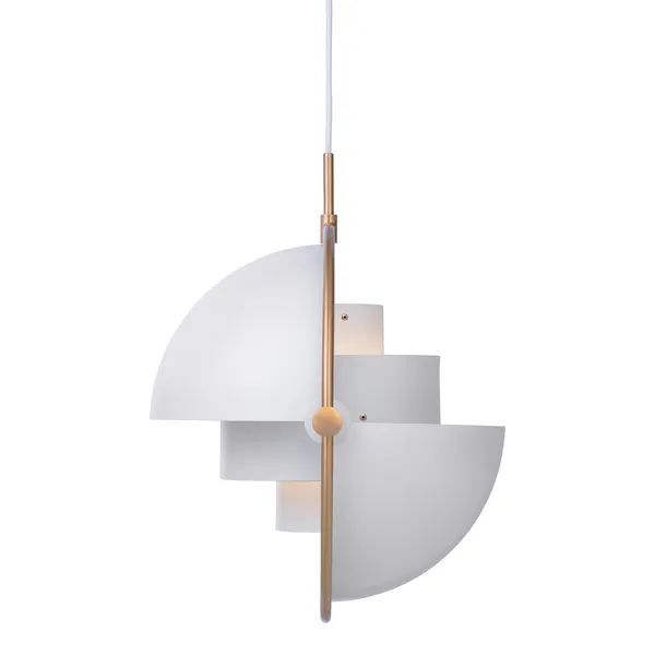 Multi-Lite Pendel 36 cm Mässing/Vit Halvmatt