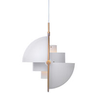 Multi-Lite Pendel 36 cm Mässing/Vit Halvmatt