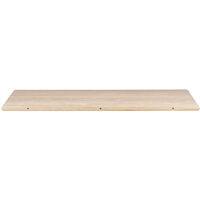 Symphony 78 Tillægsplade 48x105 cm Hvidolieret Massiv eg