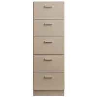 Relief Kommode Høj med Fodstykke Beige