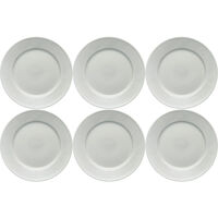 Swedish Grace Tallerken 27 cm 6-pak Fog (Light Grey)
