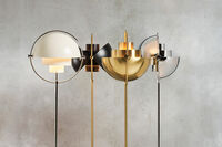 Multi-Lite Golvlampa Brass / Vit