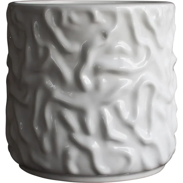 Swoon Krukke Shiny White Ø23 cm Shiny White