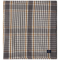 Checked Duk 150x350 cm Grå / Vit / Fudge