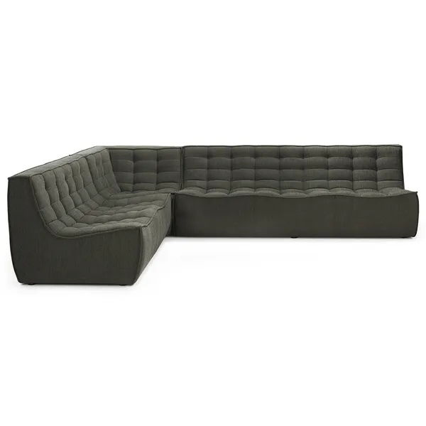 N701 Sofa 3-Pers Eco / Moss