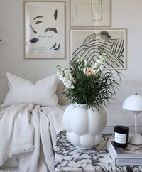 Uva Vaasi 28 cm Cream