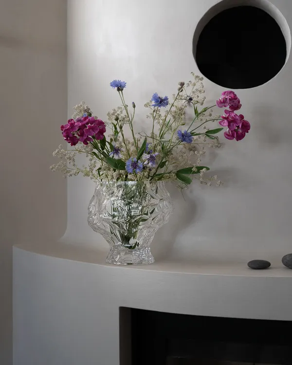 Canyon Medi- Clear Vase 18 cm Klar