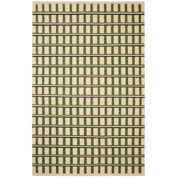 Mysore Matto 230x320 cm Luonnonvalkoinen / Vihreä / Tummanvihreä