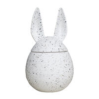 Eating Rabbit Easter Egg Large Dot