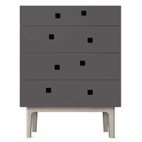 Peep B3 Bureau Slate Gray / white oak