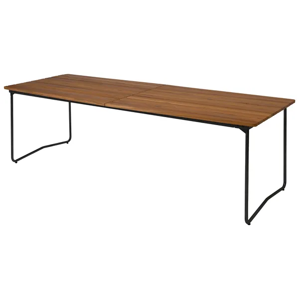 B31 Bord 92x230 cm Ubehandlet Eik / Sort