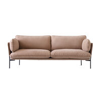 Cloud Sofa 3-seters Svarte Ben / Hot Madison 495