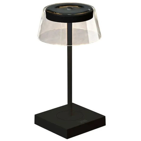 Scilla Bordlampe Bærbar Sort