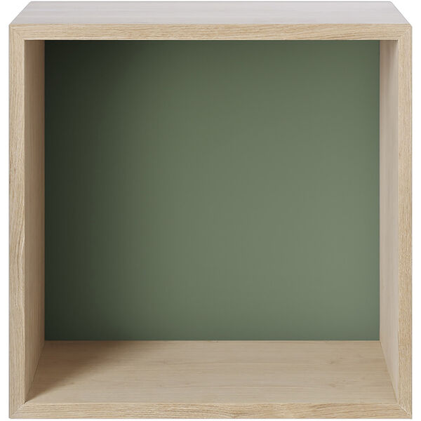 Mini Stacked Hylle Eik / Dusty Green