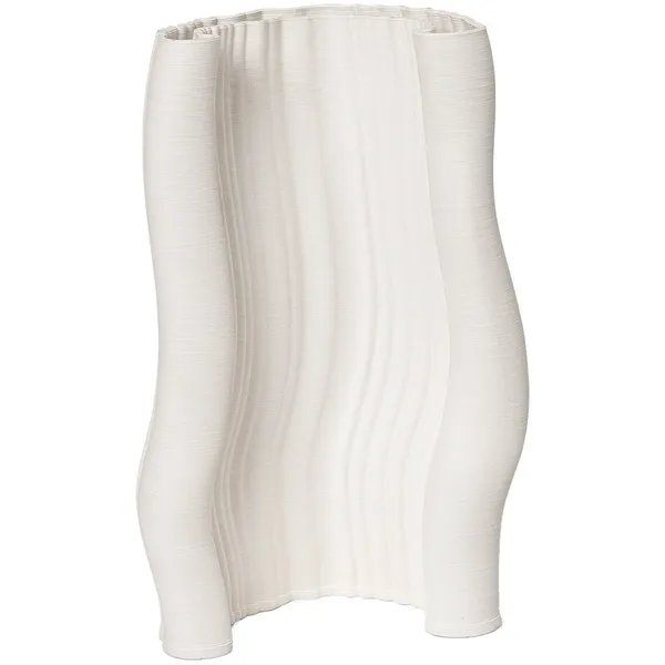 Moire Vase Offwhite 30 cm