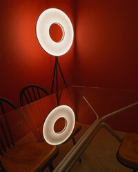 Iris Tripod Golvlampa 60 cm Vit