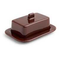 Barro Butter Dish Burgundy