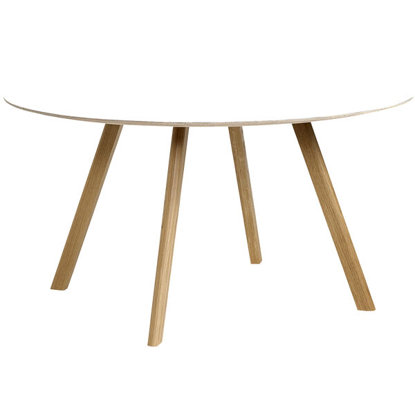 CPH 25 2.0 Bord Ø140x74 cm Vandbaseret Lakeret Eg / Hvidt Laminat