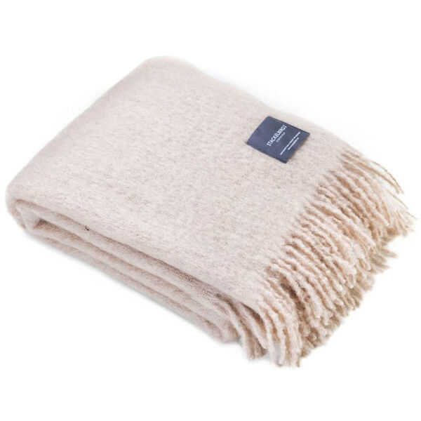 Mohair Pledd 130x170 cm Sand