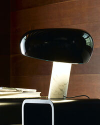 Snoopy Bordlampe Sort
