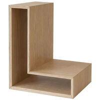 L-shelf Seinähylly Tammi