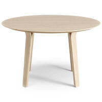 Divido Spisebord Ø120 cm Klarlakeret Ask