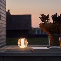 Ice Ball Bordlampe Guld