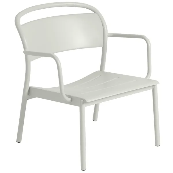 Linear Loungefåtölj Stål Grå