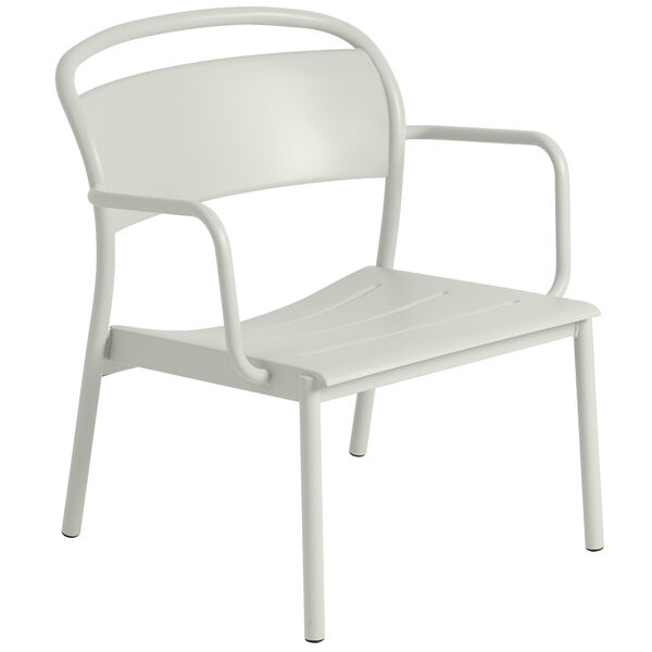 Linear Loungefåtölj Stål Grå