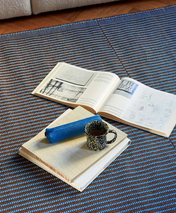 Tapis Matta 170x240 cm / Blå Kastanj