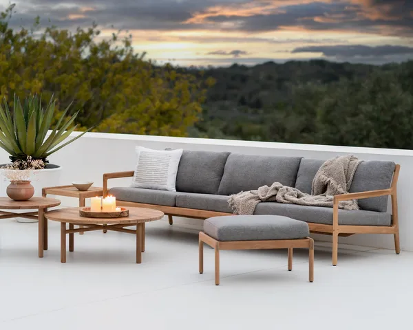 Quatro Outdoor Soffbord Ø68 cm Teak