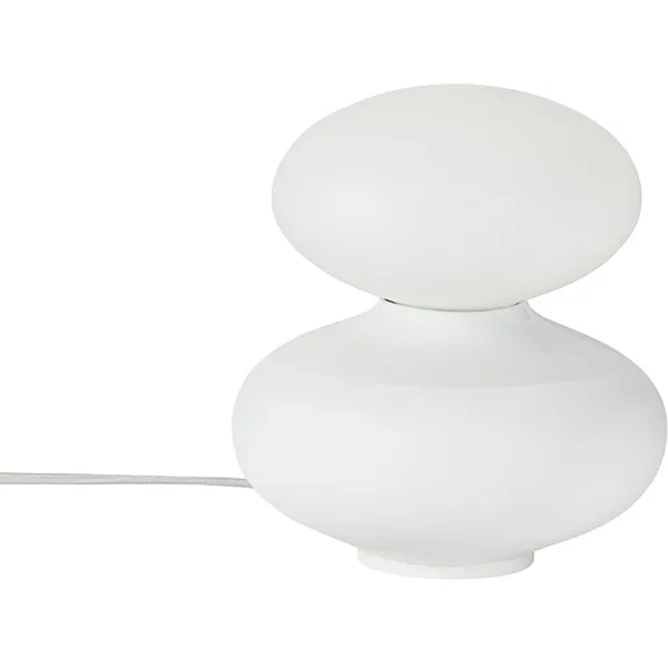 Reflection Oval Bordlampe Hvit