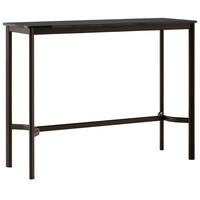 Drip HW113 Barbord 50x140x105 cm Sort Laminat / Bronzefarvet