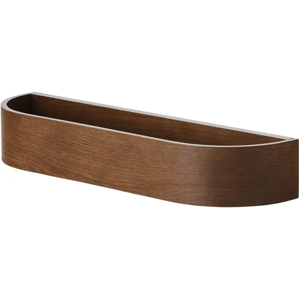 Epoch Hylla 50 cm Mörkbetsad Ek / Svart