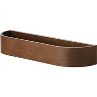 Epoch Hylla 50 cm Mörkbetsad Ek / Svart
