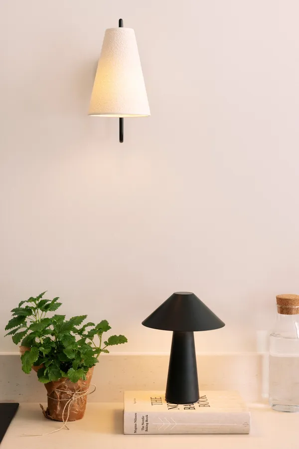 Cannes Bordlampe Bærbar Sort