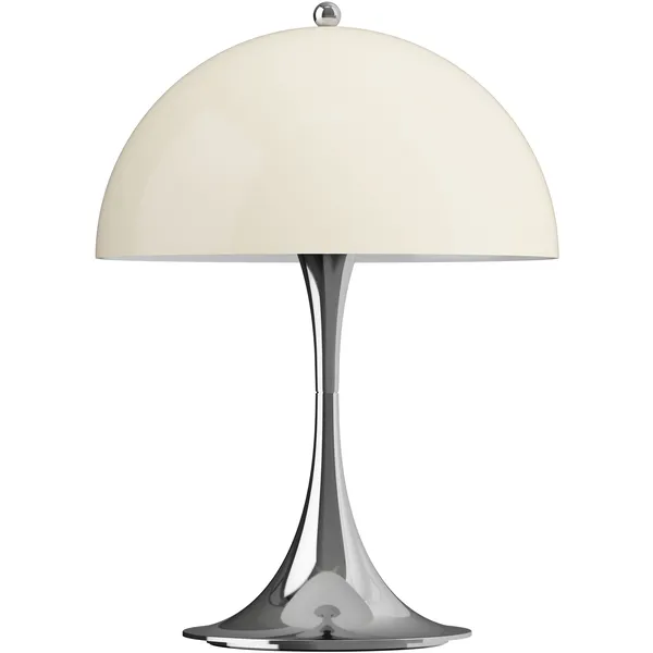 Panthella 250 Bordlampe Bærbar Krom / Opal Beige