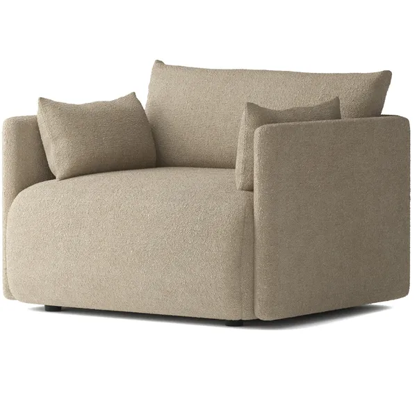 Offset Lenestol Bouclé Beige