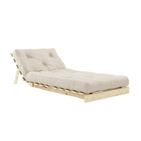 Roots 90 Loungefåtölj Furu / Beige