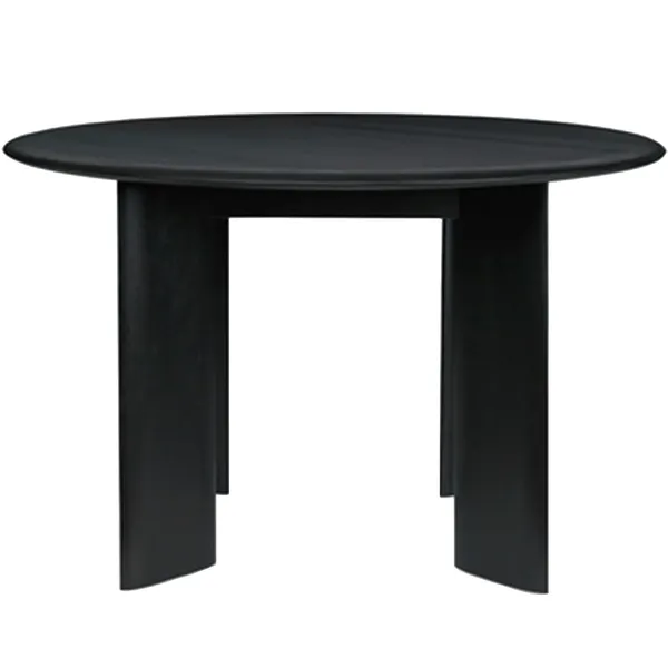 Bevel Pöytä Ø117 cm Musta