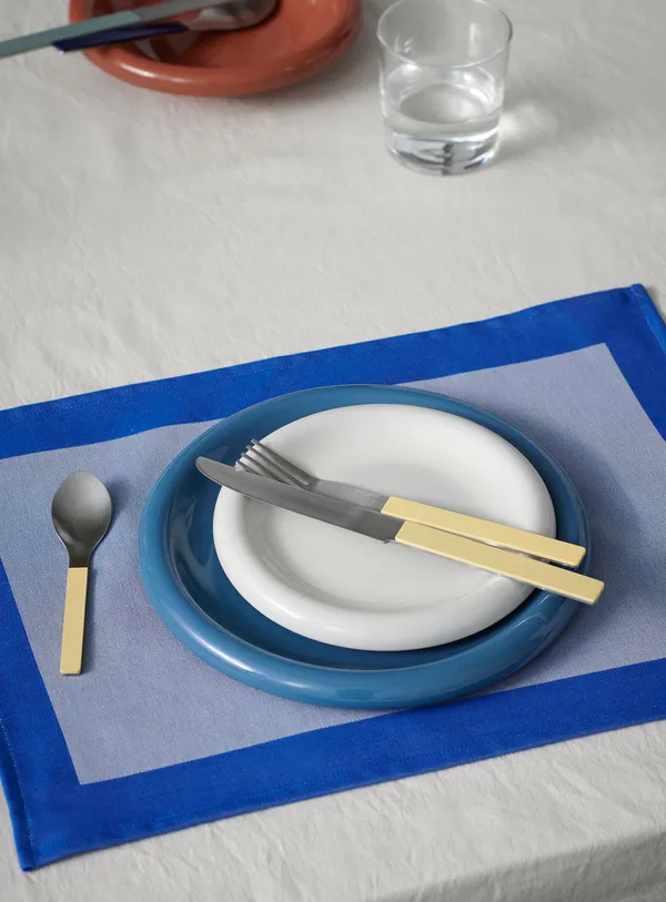 Barro Plate Set of 2 Ø24 cm Dark Blue