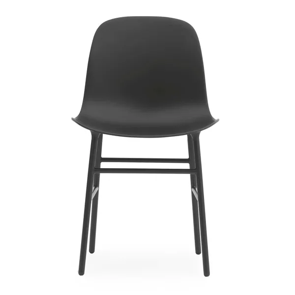 Form Stol Sort/Stål