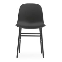 Form Stol Sort/Stål