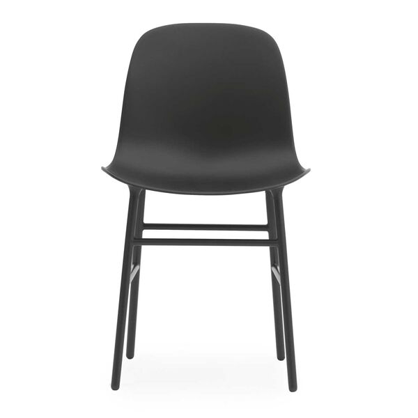 Form Stol Stålben Svart